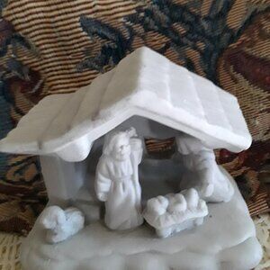 Nativity Scene - Bisque